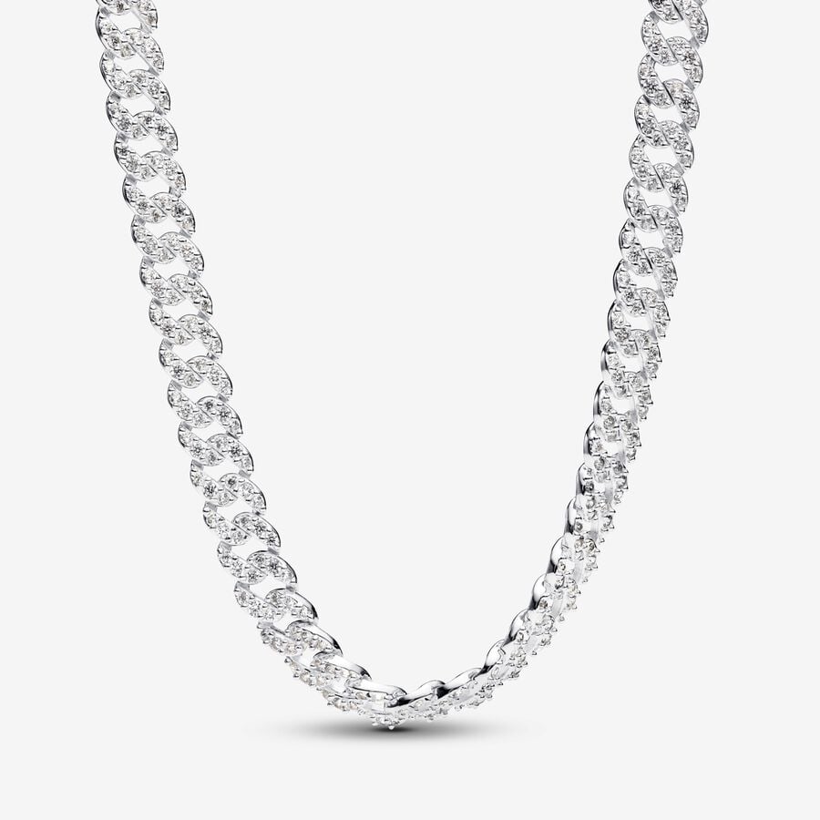 Sterling Silver Cuban Chain Necklace