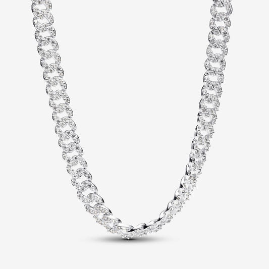 Sterling Silver Cuban Chain Necklace