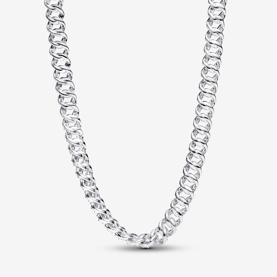 Sterling Silver Cuban Chain Necklace