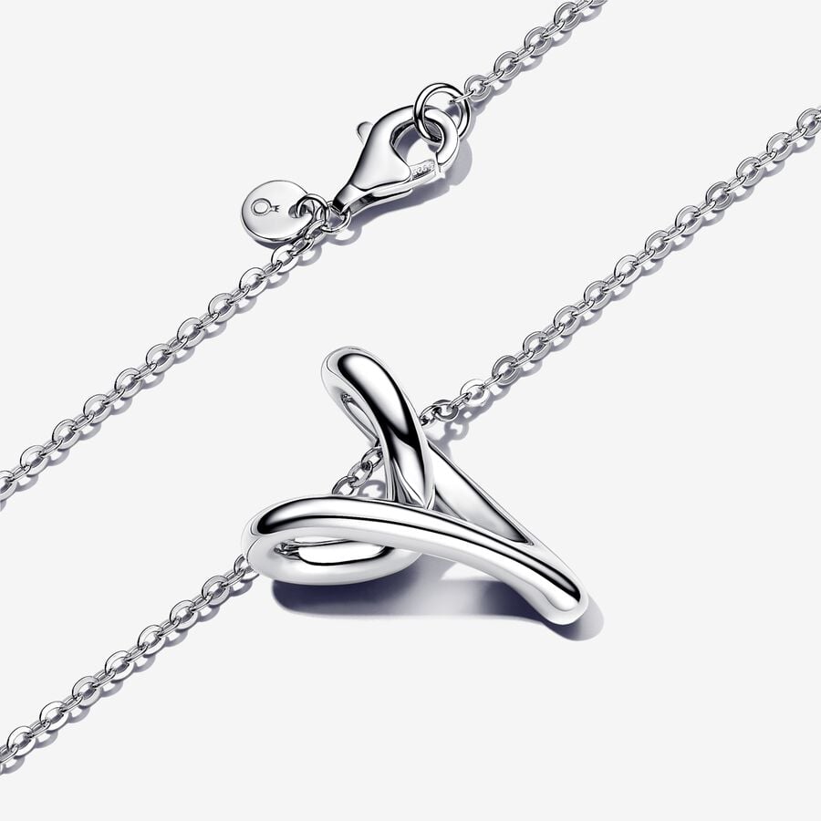 Sterling Silver Heart Pendant  Adjustable Heart Pendant Necklace