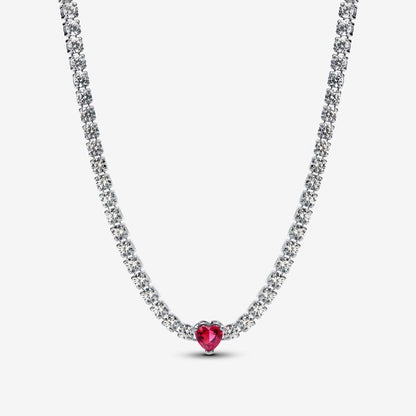 Halo Heart Choker Necklace
