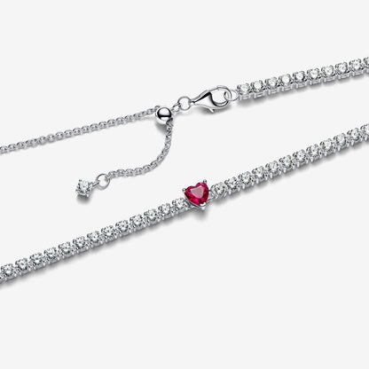 Halo Heart Choker Necklace