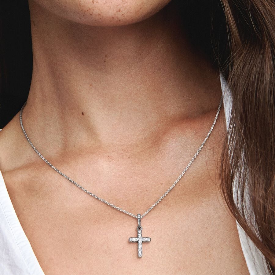 Sparkling Cross Pendant