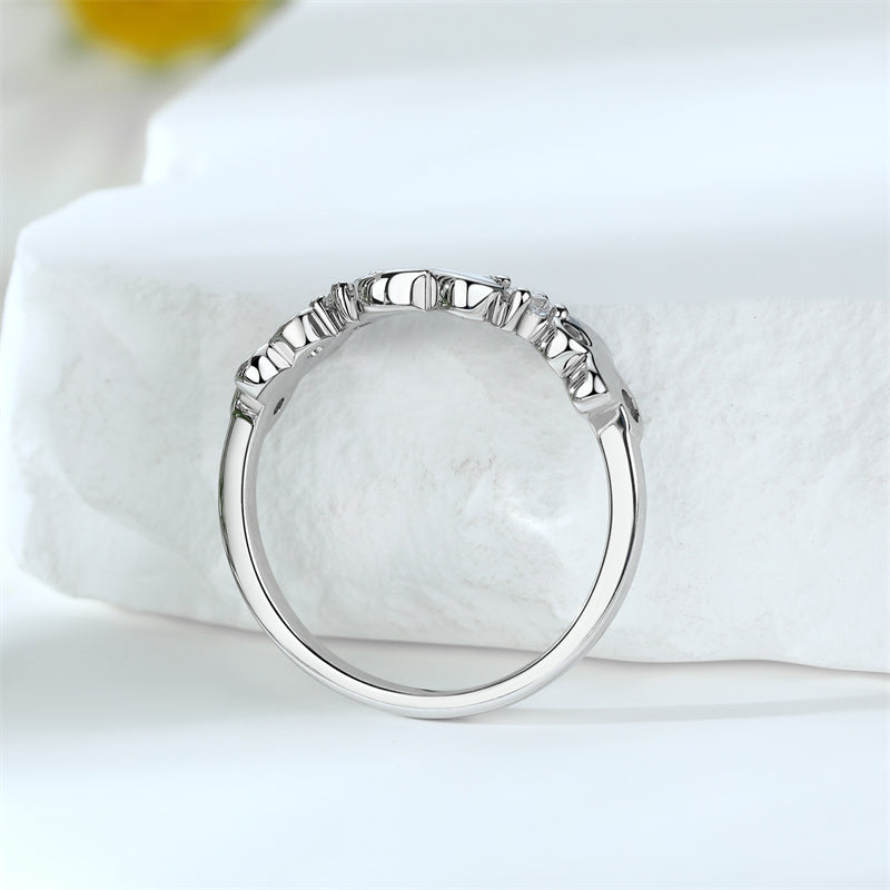 3D Butterfly 925 Silver Ring - Elegant Minimalist Band for Women