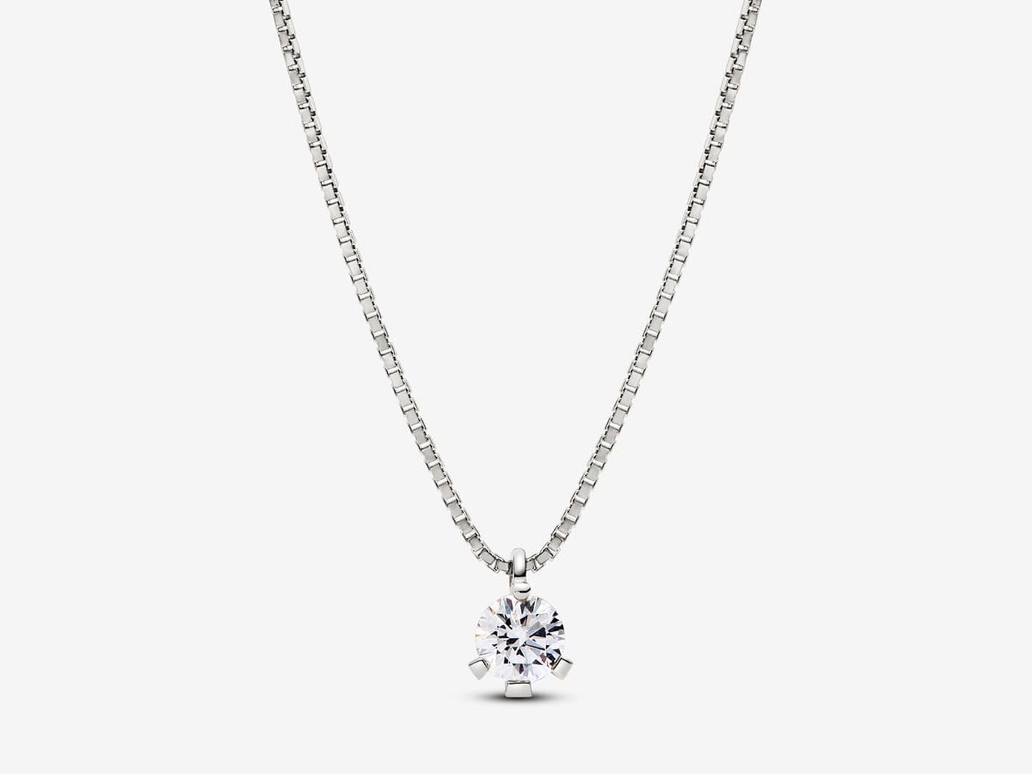 Lab-grown Diamond Pendant Necklace 0.50 carat tw 14k White Gold