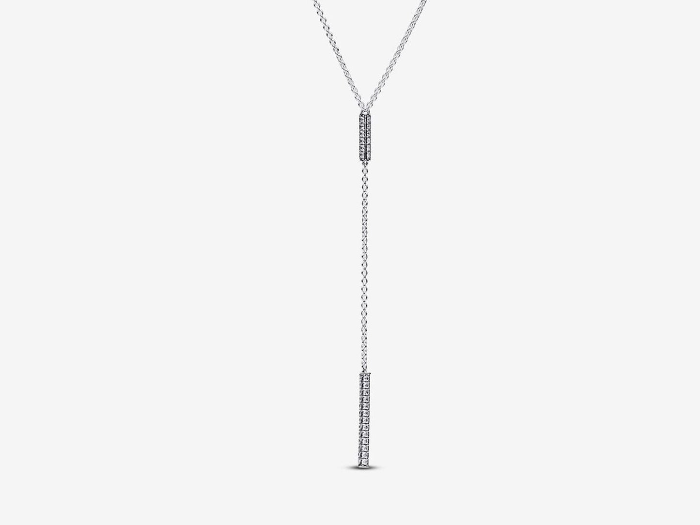 Pavé Prism Drop Necklace