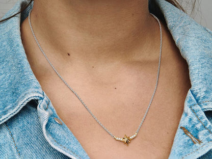 Marvel Captain Marvel Octogram Star Two tone Pendant Necklace