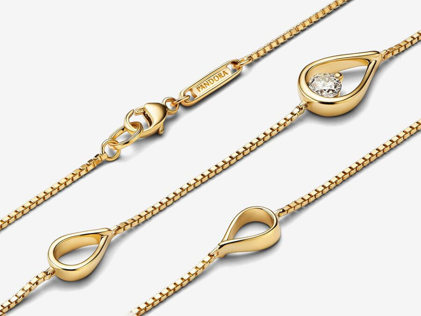 Lab-grown Diamond Long Pendant Necklace 0.50 carat tw 14k Gold