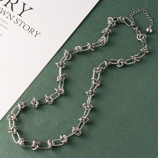 Unique Stainless Steel Cross Necklace with Innovative Shape