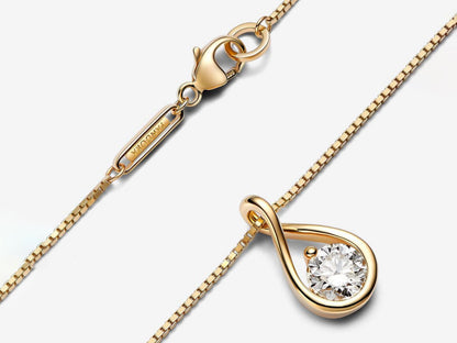 Lab-grown Diamond Pendant Necklace 1.00 carat tw 14k Gold