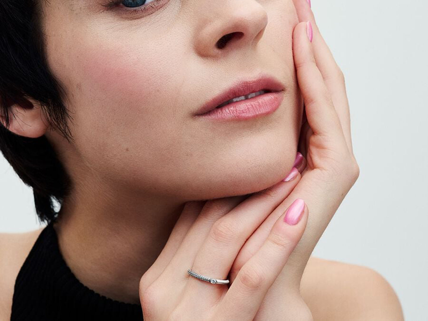 Pavé & White Dual Ring