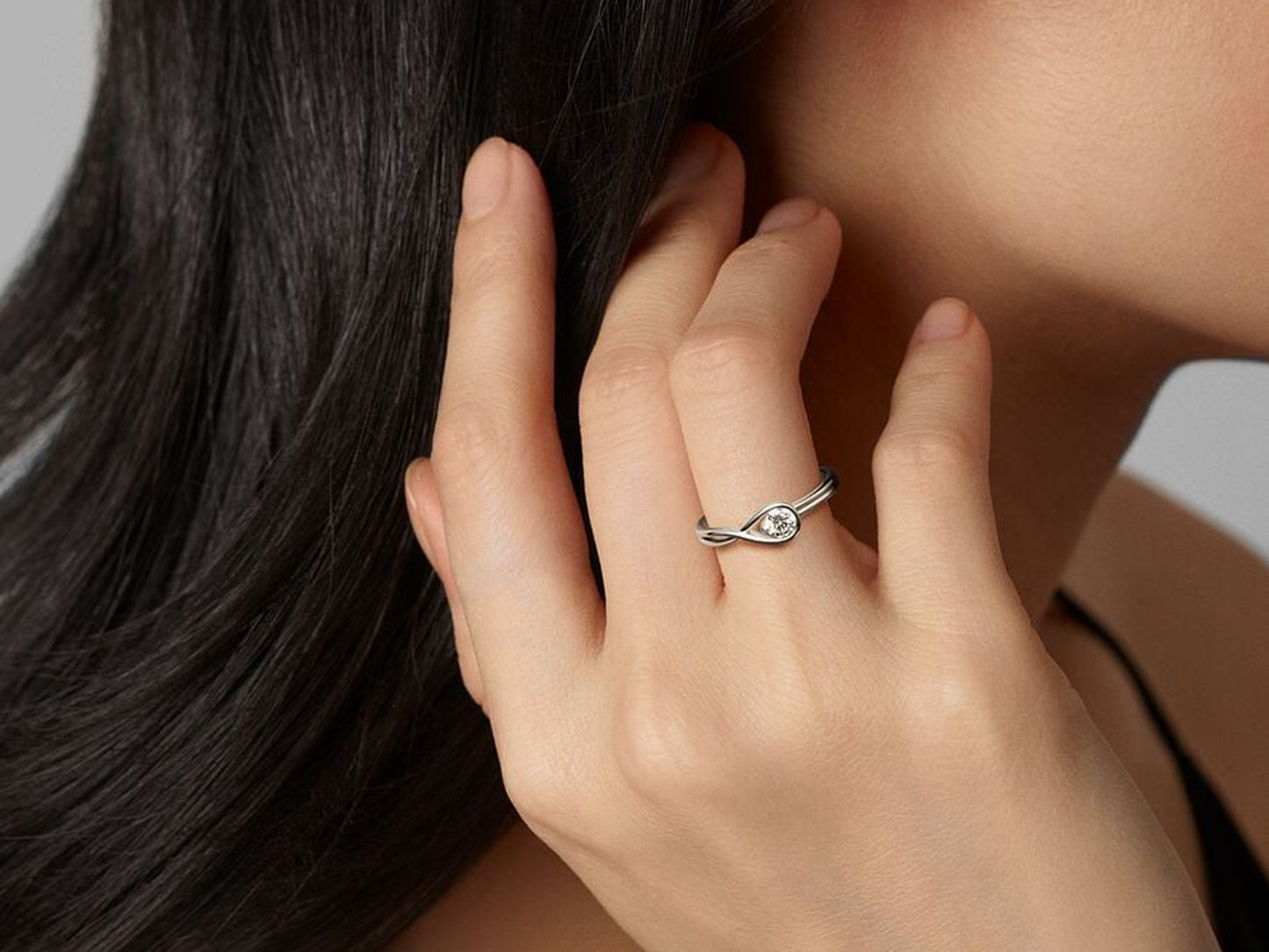 Lab-grown Diamond Ring 2.00 carat tw 14k White Gold