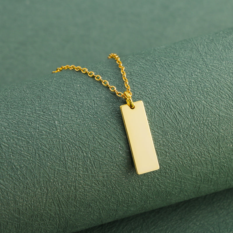 Gold Square O-Chain Necklace
