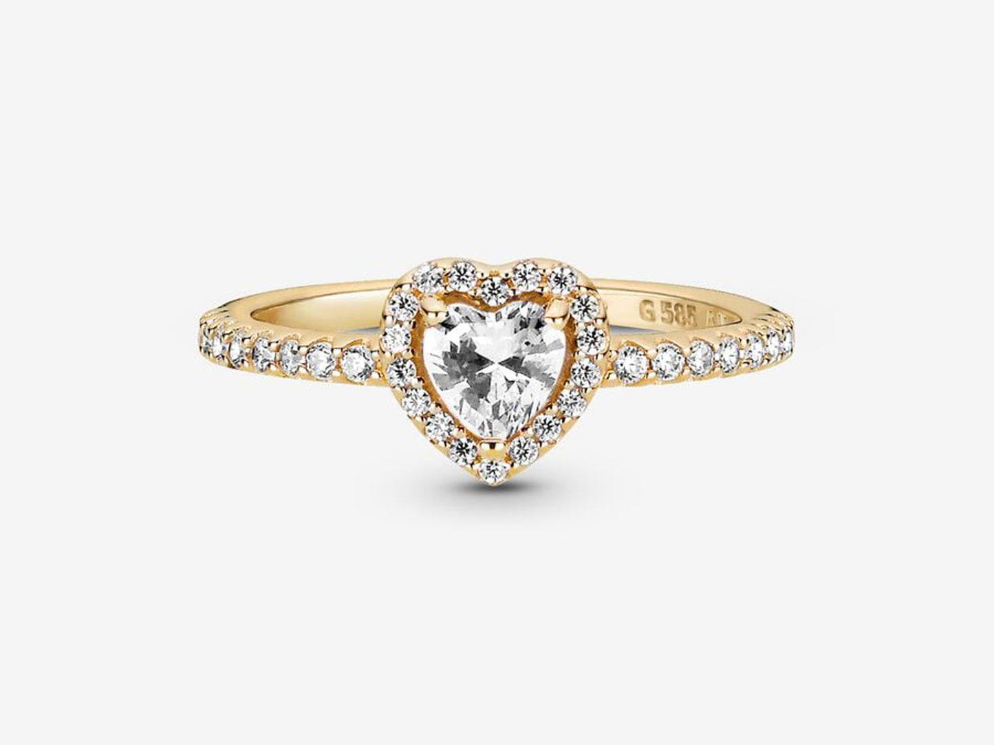 Elevated Heart Ring