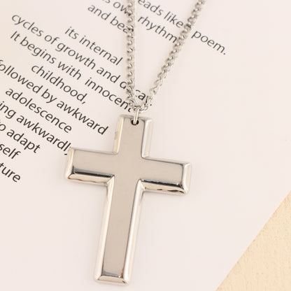 Chopin Chain with Cross Pendant