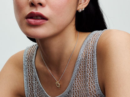 Two-tone Chinese Year of the Dragon Collier Necklace