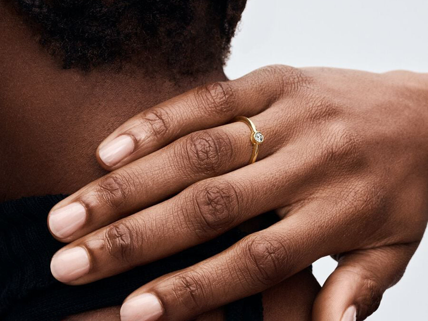 Lab-grown Diamond Bezel Ring 0.25 carat tw 14k Gold