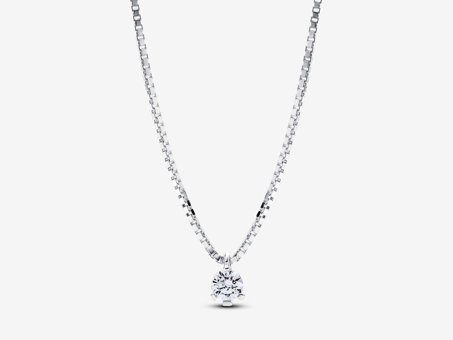 Lab-grown Diamond Pendant Necklace 0.25 carat tw Sterling Silver