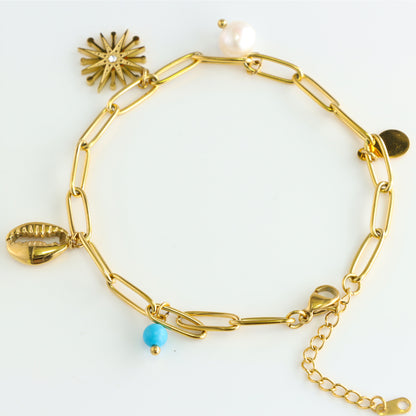 Fashionable Sun and Shell Jewelry
