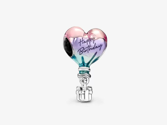 Happy Birthday Hot Air Balloon Charm