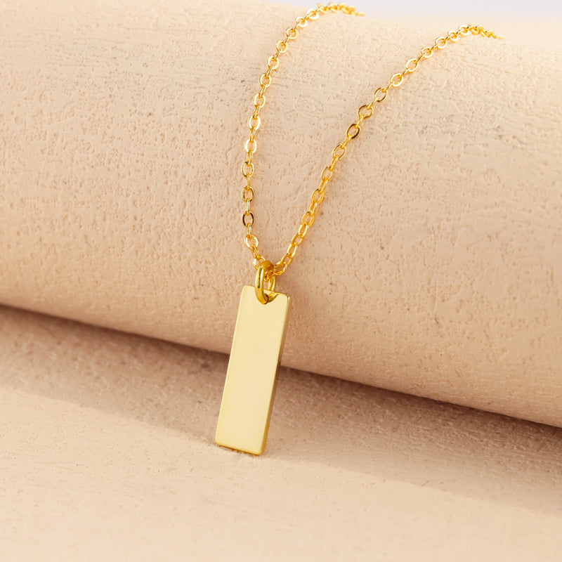 Gold Square O-Chain Necklace