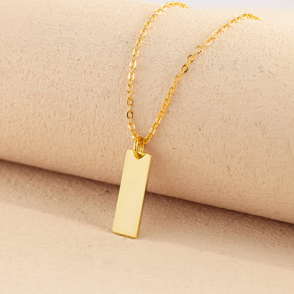 Gold Square O-Chain Necklace