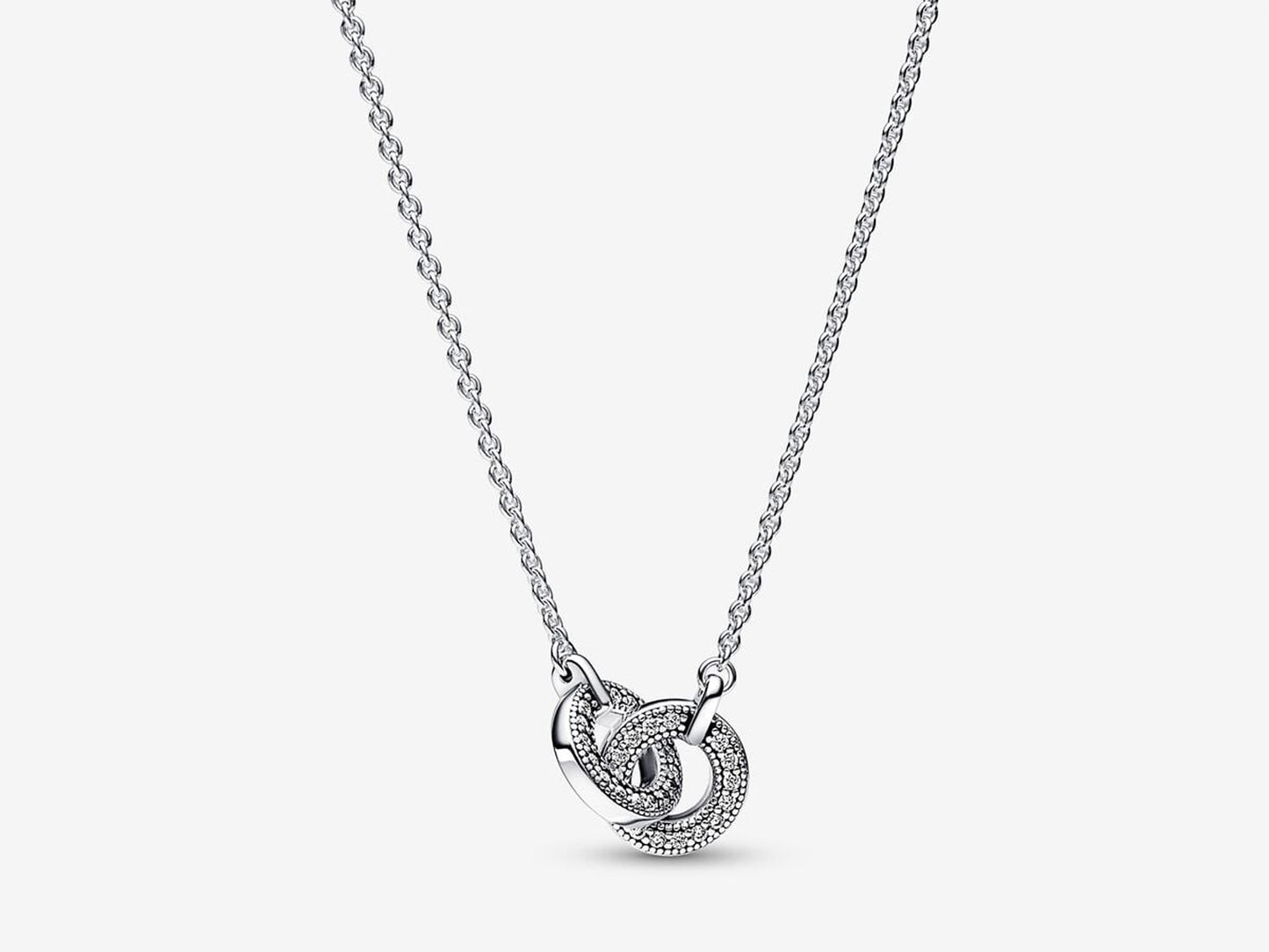Intertwined Pavé Pendant Necklace