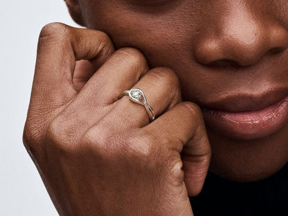 Lab-grown Diamond Ring 0.25 carat tw Sterling Silver