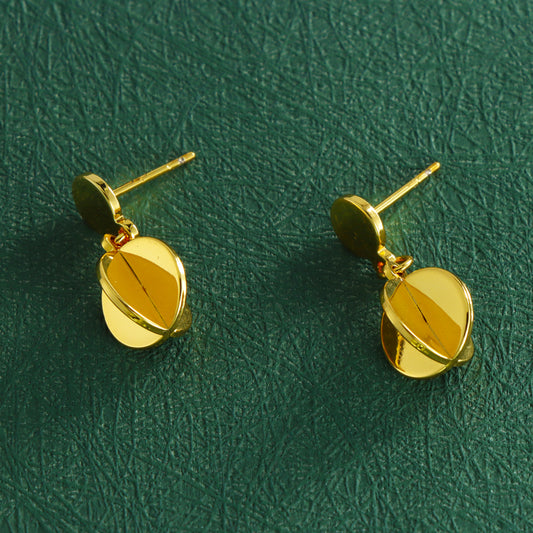 Fashionable Copper Starfruit Dangles