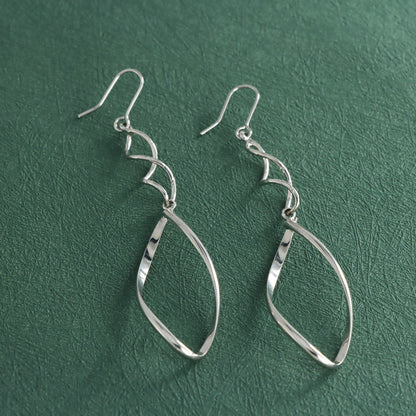 Contemporary Wave Texture Earrings