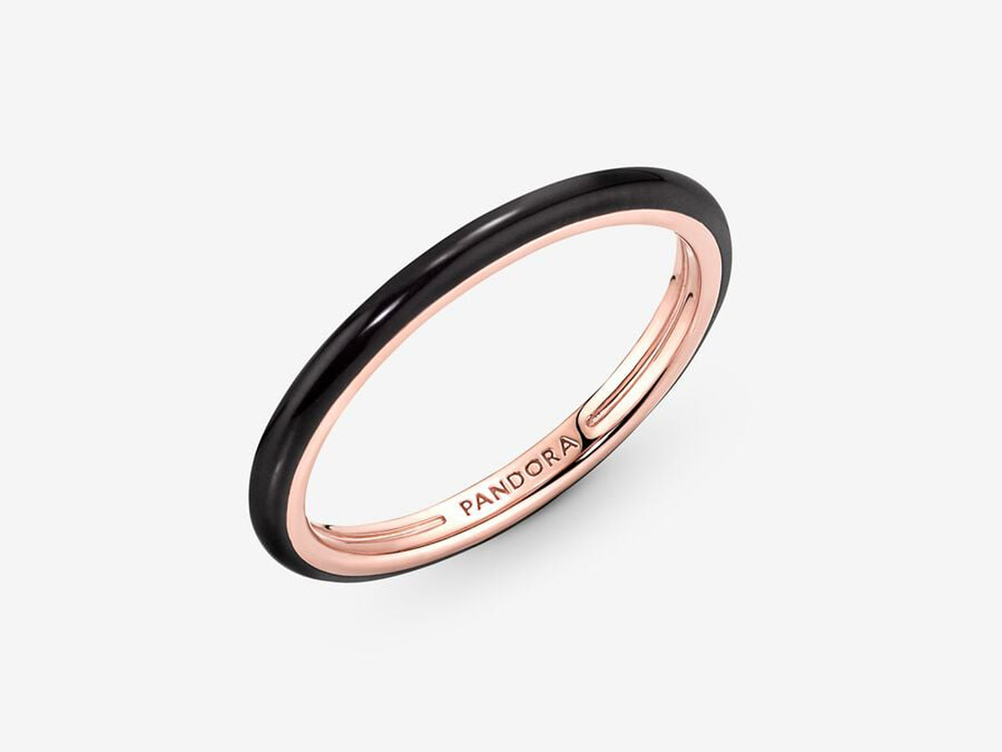 Black Enamel Ring