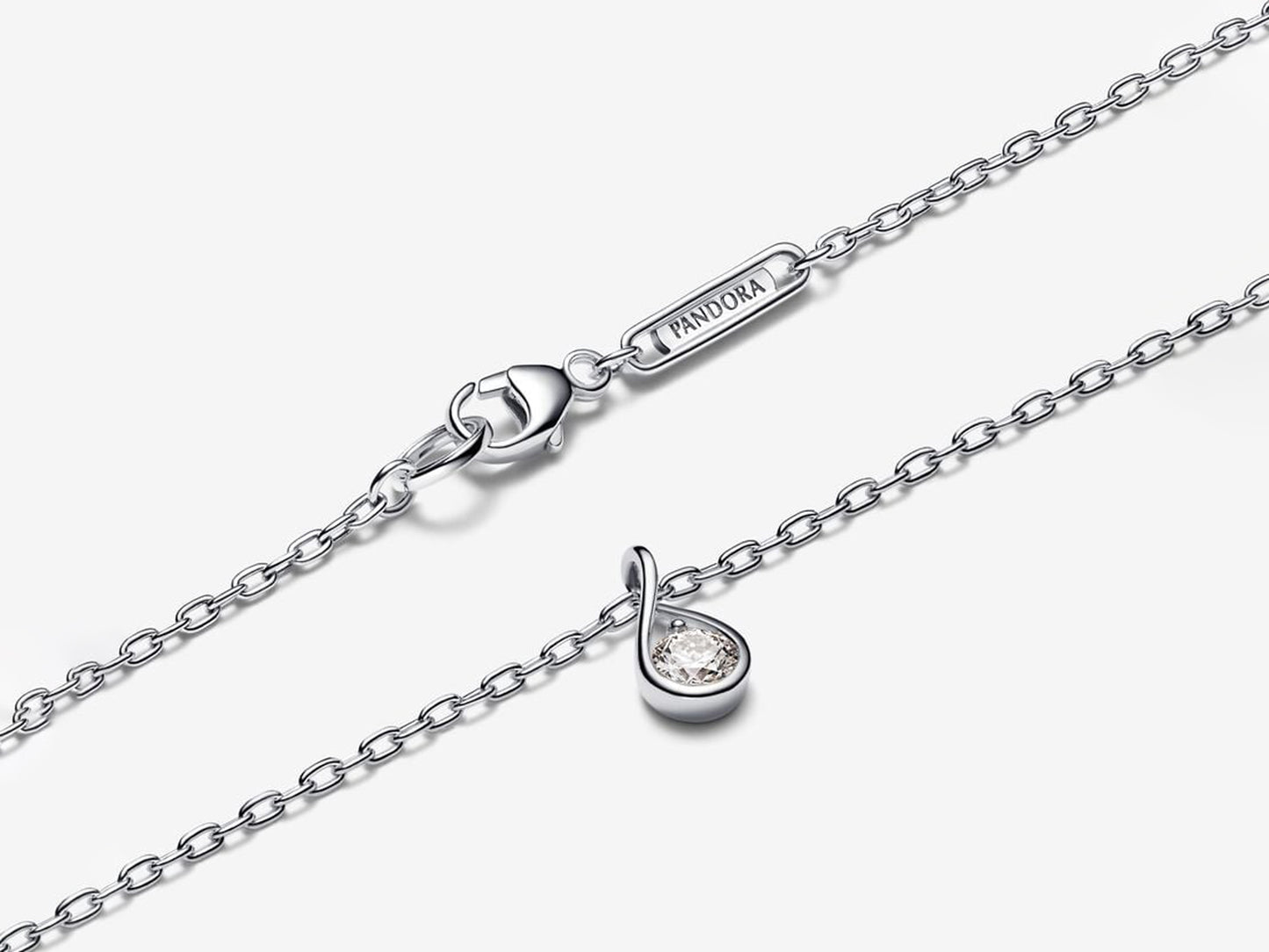 Lab-grown Diamond Pendant & Necklace 0.15 carat tw Sterling Silver
