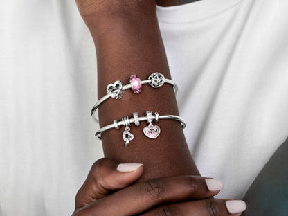Clear Sparkle Spacer Charm