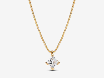 Lab-grown Diamond Pendant Necklace 1.00 carat tw 14k Gold