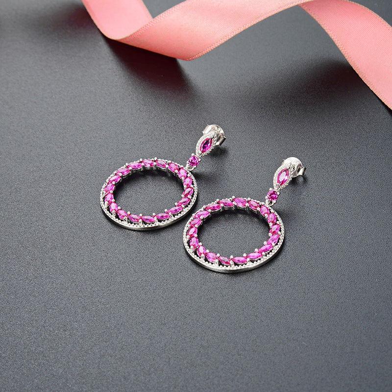 925 Sterling Silver Swastika Drop Earrings - Minimalist Cultural Symbol Earrings with Plastic Backs