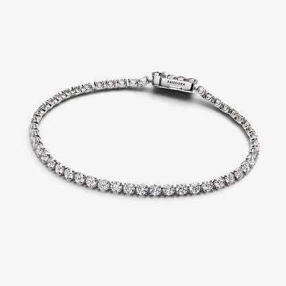 14k White Gold LabGrown Diamond Bracelet