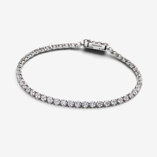 14k White Gold LabGrown Diamond Bracelet