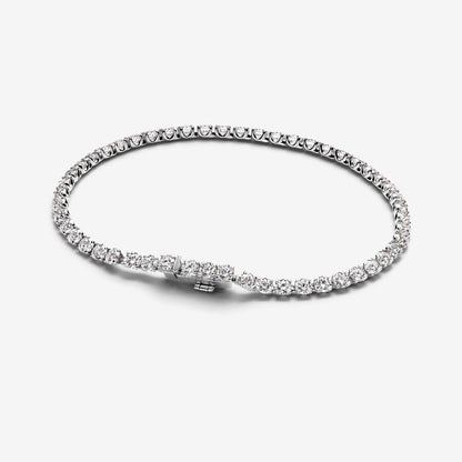 14k White Gold LabGrown Diamond Bracelet