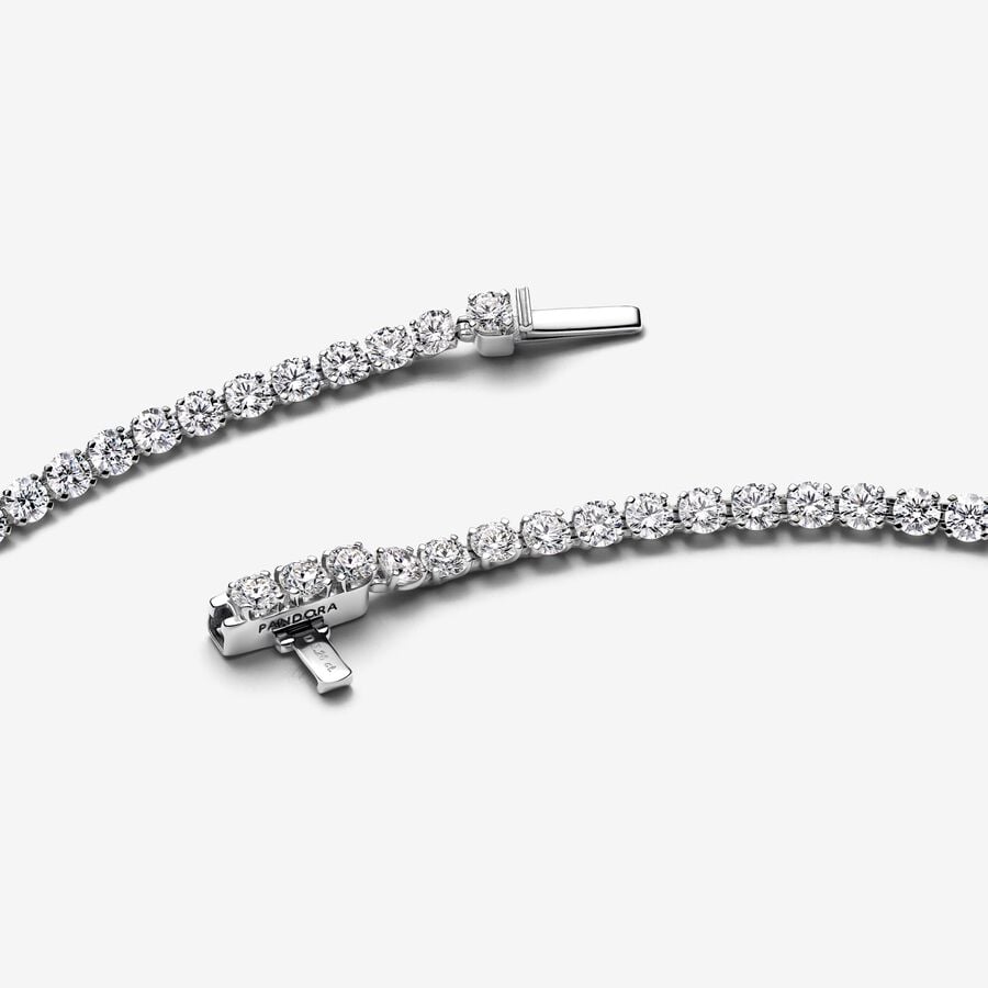 14k White Gold LabGrown Diamond Bracelet