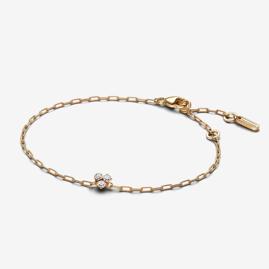 LabGrown Diamond Cluster Bracelet