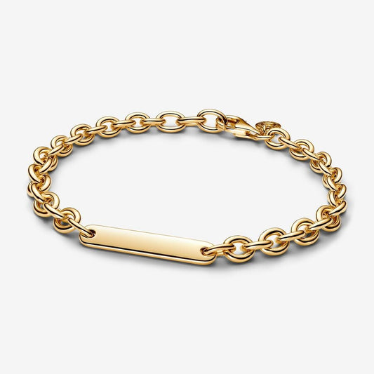 Polished Bar Chain Bracelet
