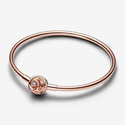 14k Rose Gold Encircled Bangle