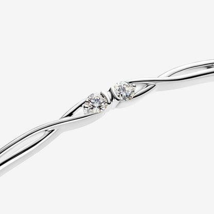 LabGrown Diamond Infinity Bangle