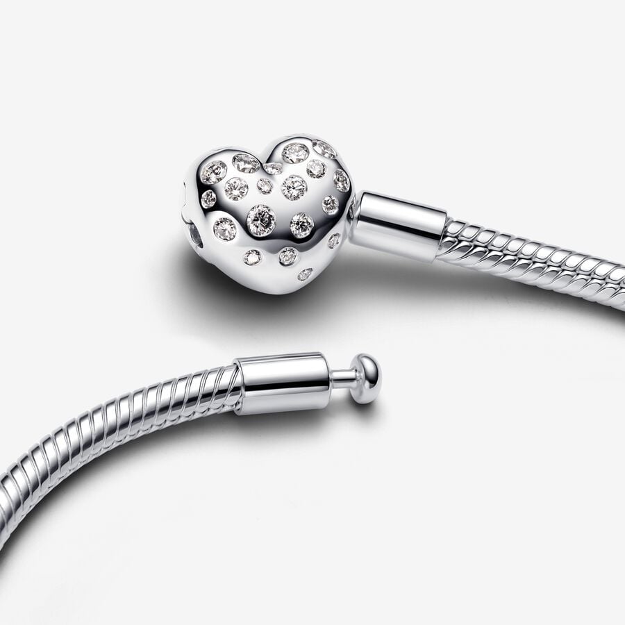 Timeless Diamond Heart Bracelet