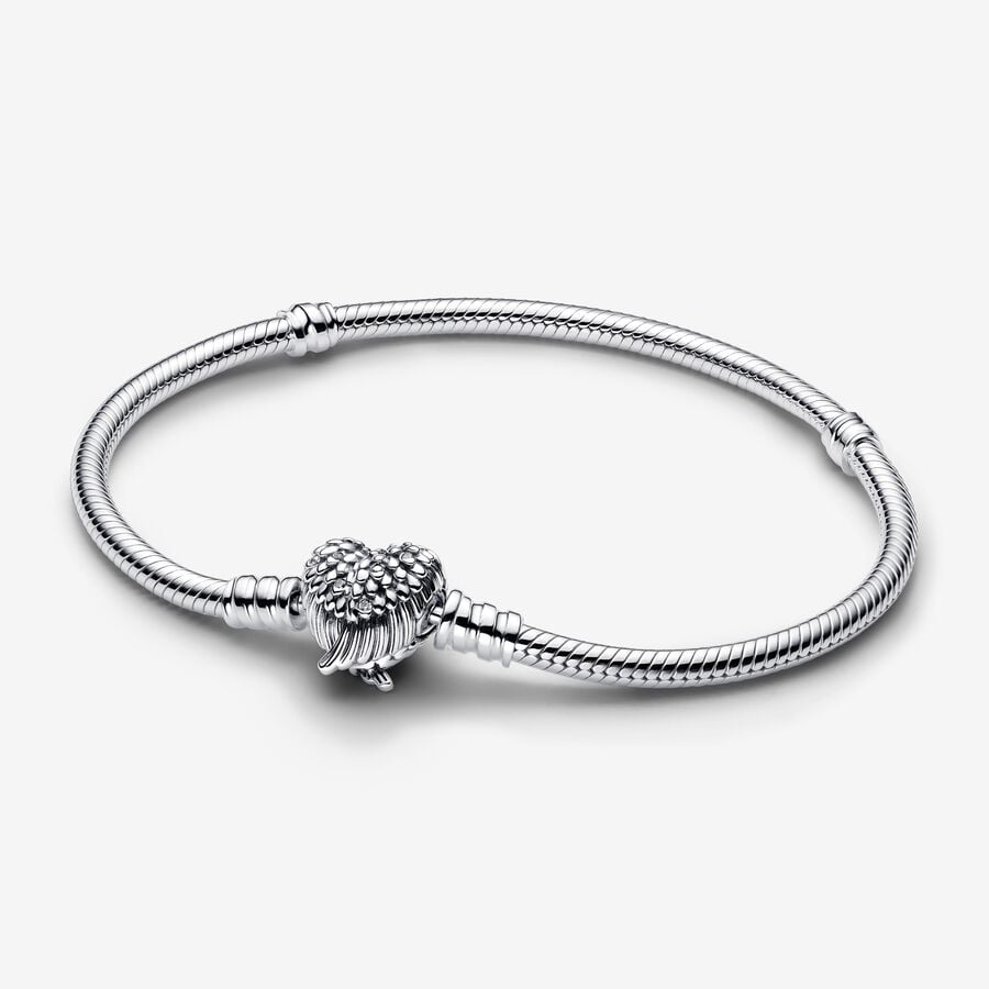 Cupid’s Wings Snake Chain Bracelet
