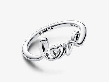 Handwritten Love Ring