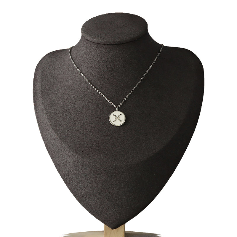 Aries Constellation Silver 'O' Chain Necklace