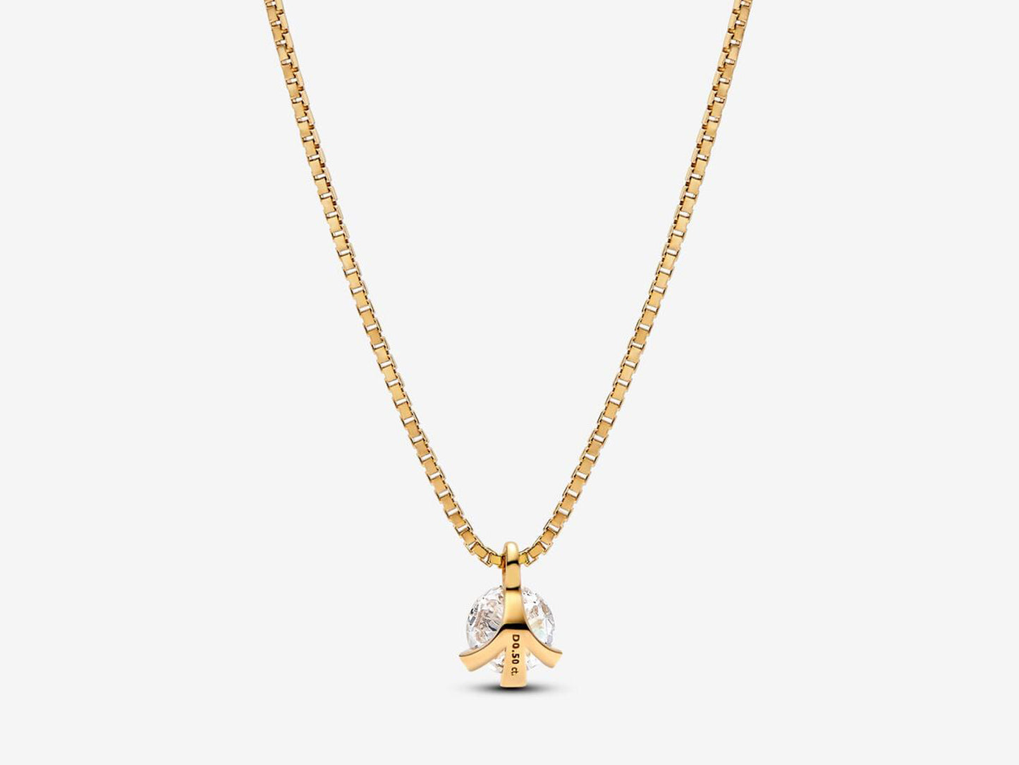 Lab-grown Diamond Pendant Necklace 0.50 carat tw 14k Gold