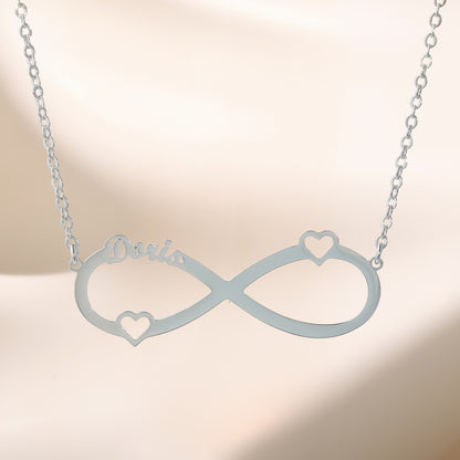 Unique Silver O-Link Pendant with Letters