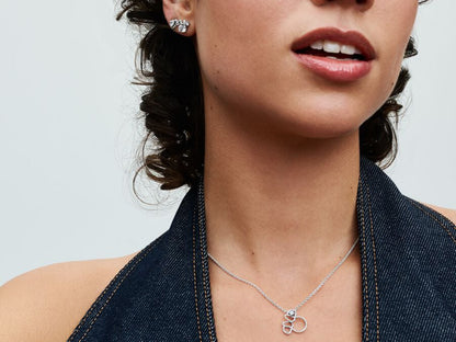 Disney Minnie Mouse Silhouette Collier Necklace
